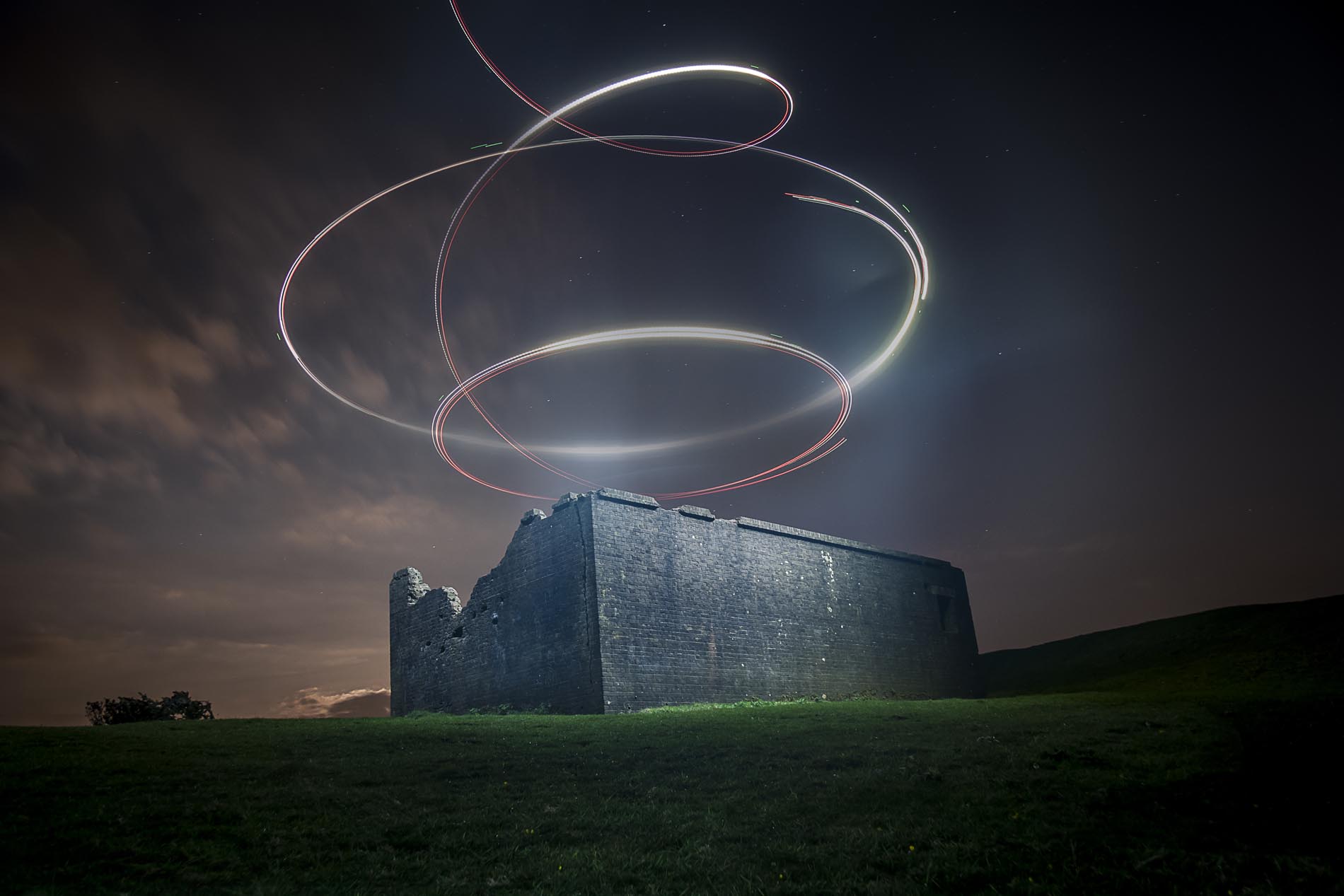 LIGHT PAINTING WITH DRONES DOUBLEXAIR